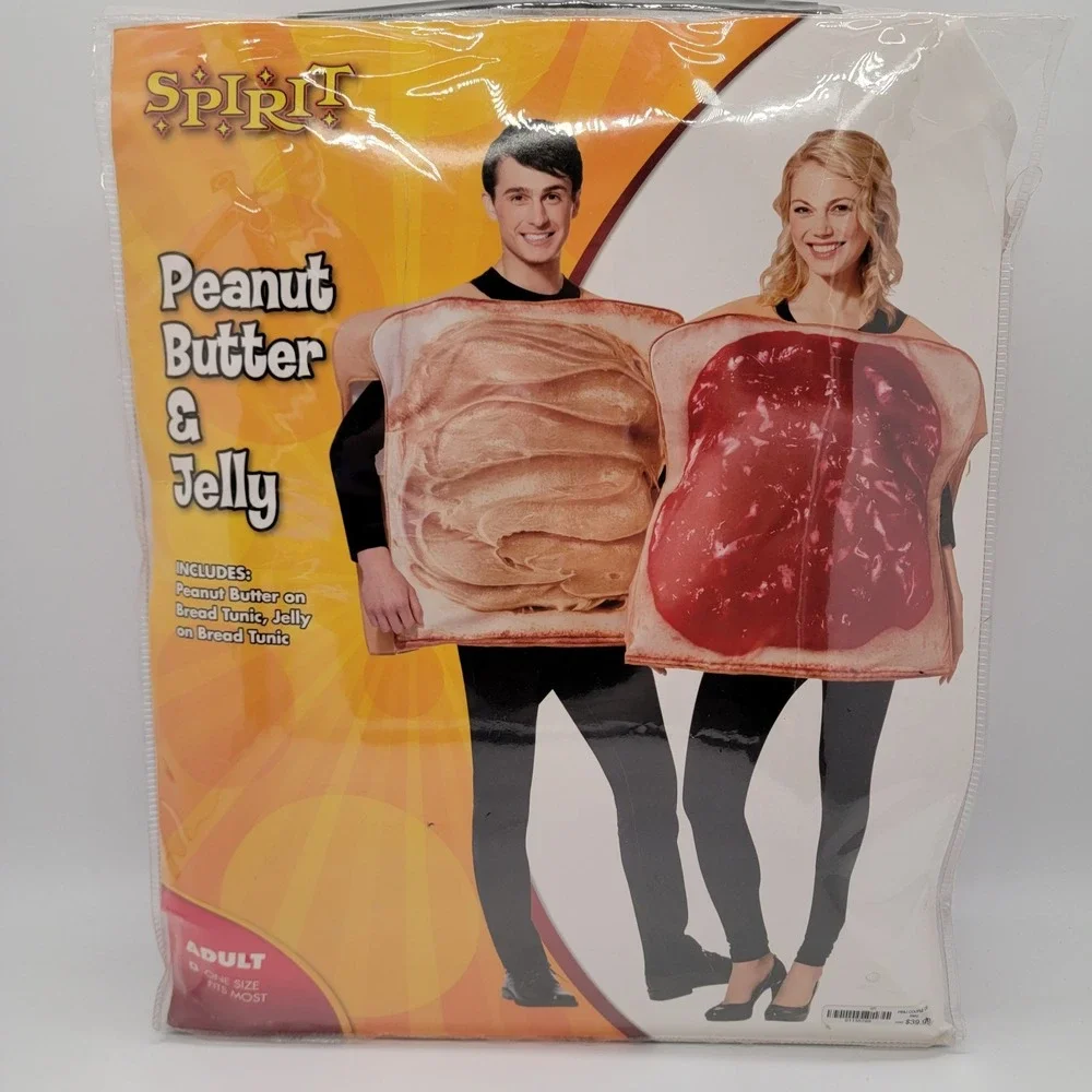 Spirit Halloween Peanut Butter and Jelly Couples Costume Adult One Size PB&J